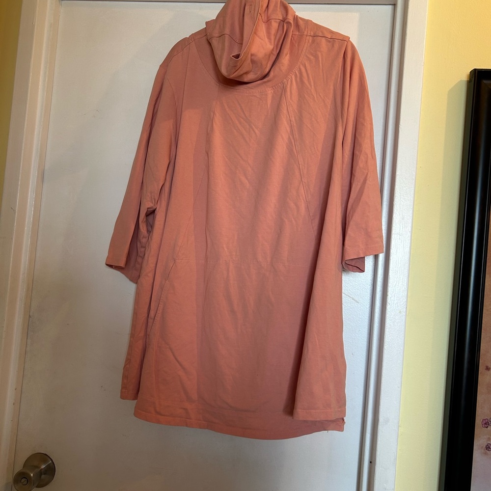 eShakti Peach Tunic Top T4
